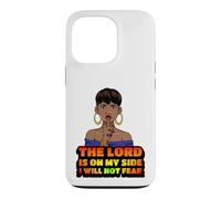 Le Seigneur est de Mon côté, Je n'aurai Pas Peur de la mélanine, Femme Noire Coque pour iPhone 13 Pro
