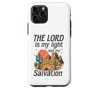 Le Seigneur est ma lumière et Mon Salut - Retro Desert Faith Coque pour iPhone 11 Pro