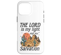 Le Seigneur est ma lumière et Mon Salut - Retro Desert Faith Coque pour iPhone 16 Pro Max
