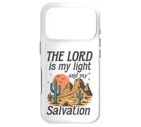 Le Seigneur est ma lumière et Mon Salut - Retro Desert Faith Coque pour iPhone 17 Pro