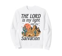 Le Seigneur est ma lumière et Mon Salut - Retro Desert Faith Sweatshirt