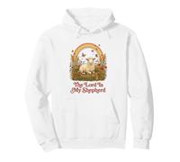 Le Seigneur est Mon Berger Foi chrétienne Sheep Rainbow Sweat à Capuche