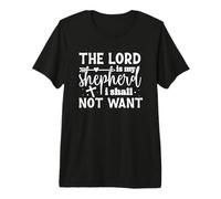 Le Seigneur est Mon Berger, Je ne manquerai de Rien T-Shirt Haut de Gamme