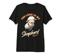 Le Seigneur est Mon Berger - Psaumes 23 Verset de Foi chrétienne T-Shirt Haut de Gamme
