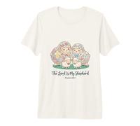 Le Seigneur est Mon Berger Verset de la Bible Mouton Mignon T-Shirt Haut de Gamme