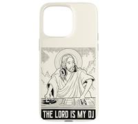 Le Seigneur est Mon DJ - Techno Jesus Lord Lustiges DJ Retro Coque pour iPhone 15 Pro Max