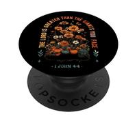 Le Seigneur est Plus Grand Que Les géants Que tu affrontes PopSockets PopGrip Adhésif