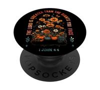 Le Seigneur est Plus Grand Que Les géants Que Vous affrontez PopSockets PopGrip Adhésif