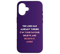 Le Seigneur l'a déjà transformé en Votre faveur Coque pour iPhone 16