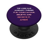 Le Seigneur l'a déjà transformé en Votre faveur PopSockets PopGrip Adhésif