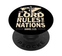 Le Seigneur règne Les Nations Daniel 2:21 PopSockets PopGrip Adhésif