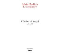 Le Séminaire - Vérité et sujet