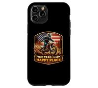 Le Sentier est Mon Endroit idéal pour Tout Terrain, Motocross, Motocross, MX, Rider, Sun Coque pour iPhone 11 Pro