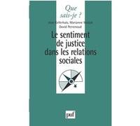 Le sentiment de justice dans les relations sociales Jean Kellerhals (Auteur)