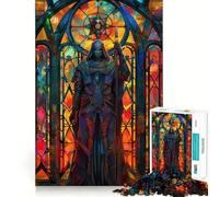Le Sentinelle en Vitrail Puzzle 1000 Pièces pour Adultes Jeu de Logique et de Partage Qualité Premium Cadeau Premium 38x26cm