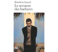 Le serment des barbares - Prix du Premier Roman 1999
