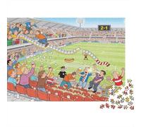 Le Serpent de bière du Stade de Football s'effondre Puzzle en Bois Imperméable DIY Puzzles De 1000 Pièces pour Adultes Cadeaux Défi Et Casse-tête De Décoration pour La Maison