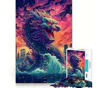 Le Serpent Gardien des Mers Puzzle de 1000 pièces pour Adolescents Jeu de logique Stimulant Détente et clarté Cadeau d'anniversaire Surprise 38x52cm