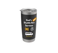 Le service de navette Funny Dad's Shuttle Bus offre des trajets en minibus pour enfants Gobelet isotherme en acier inoxydable double paroi