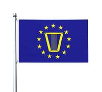 Le Service Des Hauts Fonctionnaires Des États-Unis Drapeau Jardin Drapeau De Bienvenue Double Face Bannière De Cour Imperméable Pour Extérieure Patio Ferme 3X5 Ft