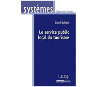 Le Service Public Local Du Tourisme