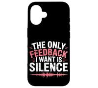 Le seul commentaire que je veux est Silence Audio Engineer Coque pour iPhone 16