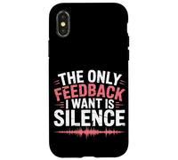 Le seul commentaire que je veux est Silence Audio Engineer Coque pour iPhone X/XS