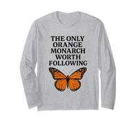 Le Seul monarque Qui Vaut la Peine de Suivre Le Papillon Anti-Trump Manche Longue