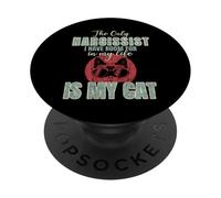 Le Seul narcissique pour lequel J'Ai de la Place dans ma Vie est Mon Chat PopSockets PopGrip Adhésif