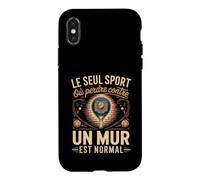 Le Seul Sport Où Perdre Contre Un Mur Est Normal Coque pour iPhone X/XS