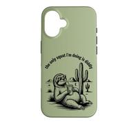 Le Seul Squat Que Je Fais est Diddly Funny Sloth Anti Fitness Coque pour iPhone 16
