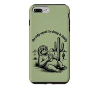Le Seul Squat Que Je Fais est Diddly Funny Sloth Anti Fitness Coque pour iPhone 7 Plus/8 Plus