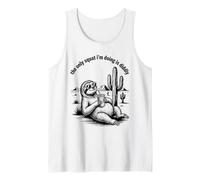 Le Seul Squat Que Je Fais est Diddly Funny Sloth Anti Fitness Débardeur