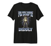 Le Seul Squat Que Je Fais est Le mème Diddly Cowboy Frog T-Shirt Haut de Gamme