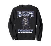Le Seul Squat Que Je Fais est Le mème Diddly Cowboy Opossum Sweatshirt