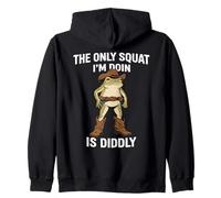 Le Seul Squat Que Je Fais est Le mème Diddly Funny Cowboy Frog Sweat à Capuche