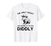 Le Seul Squat Que Je Vais Faire est Un Capybara Diddly drôle T-Shirt