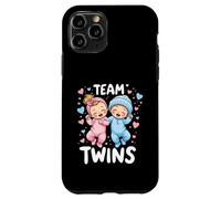 Le Sexe des Jumeaux, Fille et garçon, révèle Le Sexe de l'équipe de Conception Twins Baby Coque pour iPhone 11 Pro