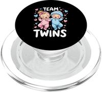 Le Sexe des Jumeaux, Fille et garçon, révèle Le Sexe de l'équipe de Conception Twins Baby PopSockets PopGrip pour MagSafe
