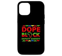 Le shérif Adjoint de Dope Black est Fier de sa carrière Professionnelle Noire Coque pour iPhone 12/12 Pro
