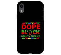 Le shérif Adjoint de Dope Black est Fier de sa carrière Professionnelle Noire Coque pour iPhone XR
