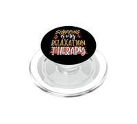 Le Shopping Accro est Mon acheteur de thérapie de Relaxation PopSockets PopGrip pour MagSafe