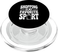 Le Shopping est Mon Plaisir Sportif préféré PopSockets PopGrip pour MagSafe