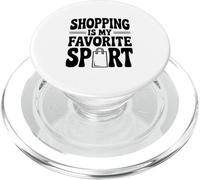 Le Shopping est Mon Plaisir Sportif préféré PopSockets PopGrip pour MagSafe