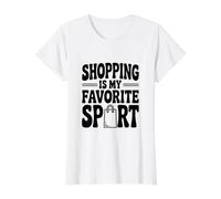 Le Shopping est Mon Plaisir Sportif préféré T-Shirt Graphique avec Valeur
