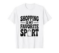 Le Shopping est Mon Plaisir Sportif préféré T-Shirt Graphique avec Valeur