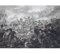 Le siège de Seringapatam 5 avril - 4 mai 1799. La confrontation finale dans la quatrième guerre anglo-mysore entre la Compagnie britannique des Indes orientales et le royaume de Mysore. Poster imprimé