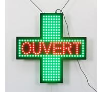 Le Signe De Croix De La Clinique LED D'affaires, Le Signe D'intérieur De La Pharmacie Médicale LED 48cm, Il Y a 3 Modes Scintillants Réglables Pour La Décoration Des Murs De La Clinique De La Pharmaci