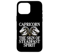 Le Signe de l'esprit inébranlable Capricorne Coque pour iPhone 16 Pro Max
