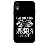 Le Signe de l'esprit inébranlable Capricorne Coque pour iPhone XR